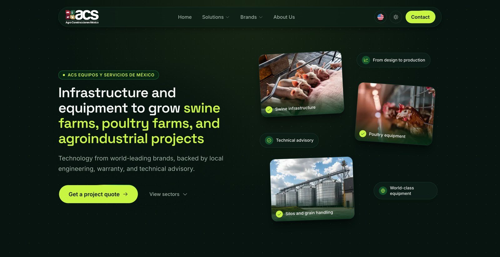 ACS México – Website hero
