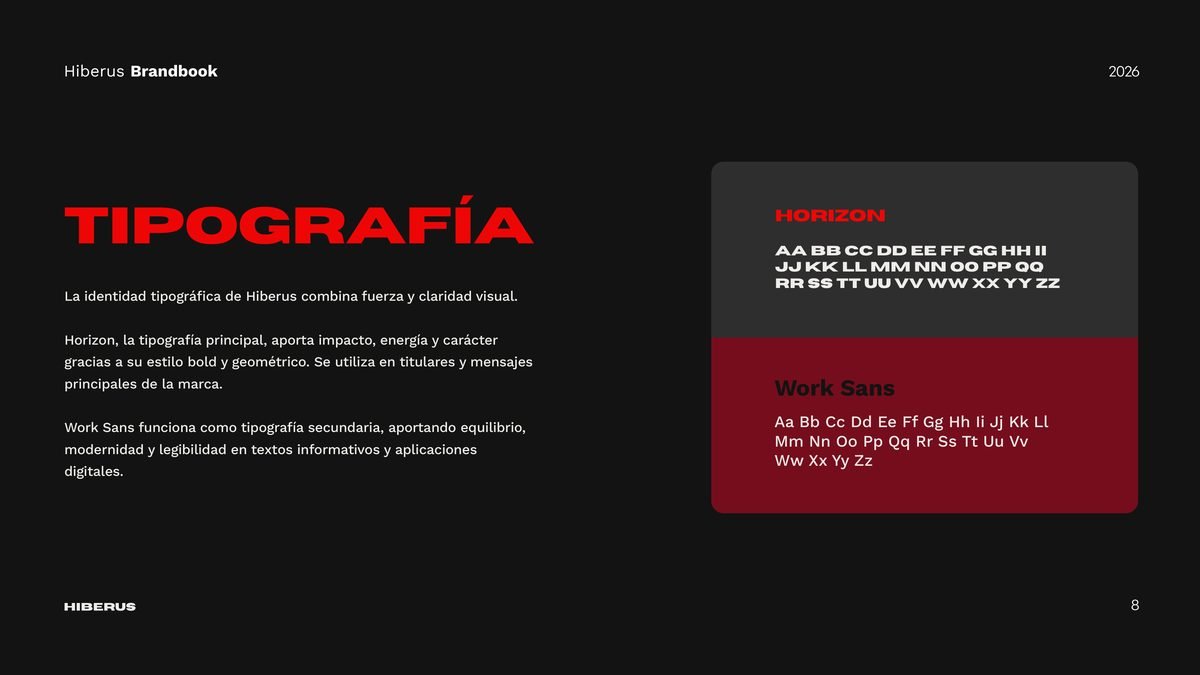 Hiberus Box – Typography